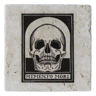 Memento Mori Skull Art Trivet