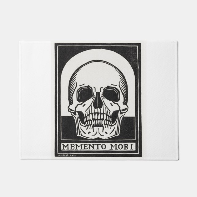 Memento Mori - Skull  - Julie De Graag Doormat (Front)