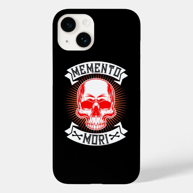 Memento Mori Skull Your time will come Case-Mate iPhone Case (Back)