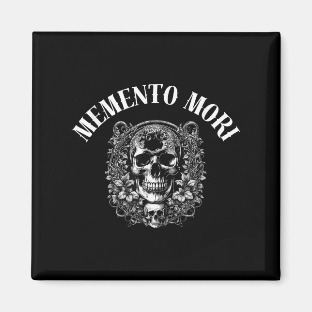 Memento Mori Stoic Quote For Remembering Death Phi Magnet (Front)