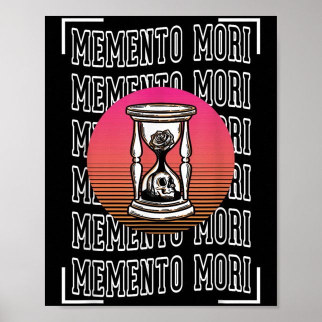 Memento Mori Stoicism Philosophy Stoic Ancient Phi Poster (Front)
