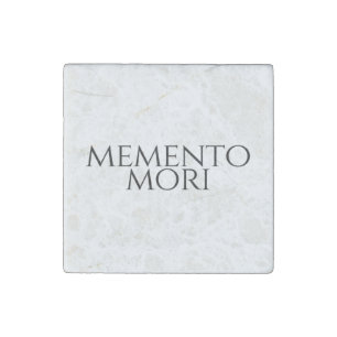 Memento Mori Stone Magnet