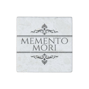Memento Mori Stone Magnet