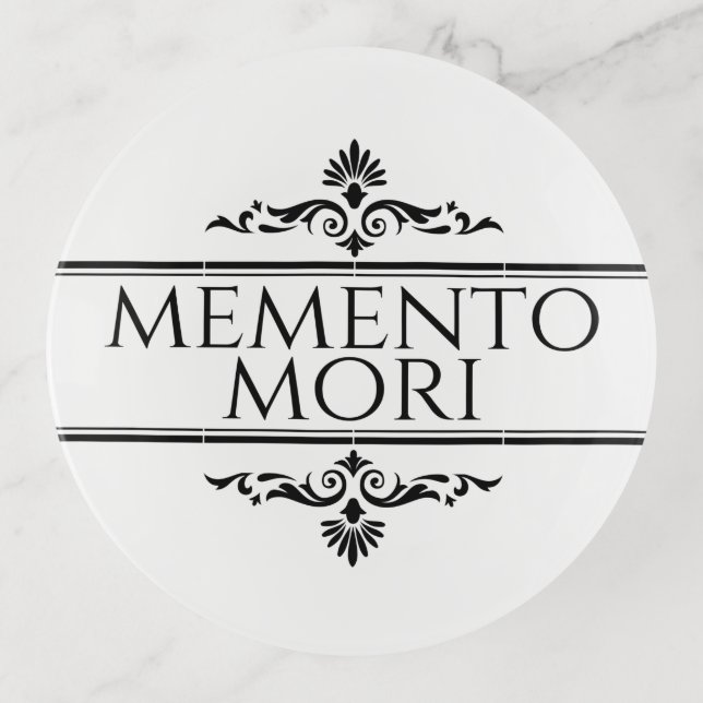 Memento Mori Trinket Tray (Front)