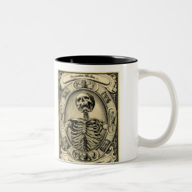 Memento Mori Two-Tone Coffee Mug (Right)