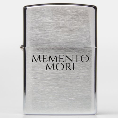 Memento Mori Zippo Lighter