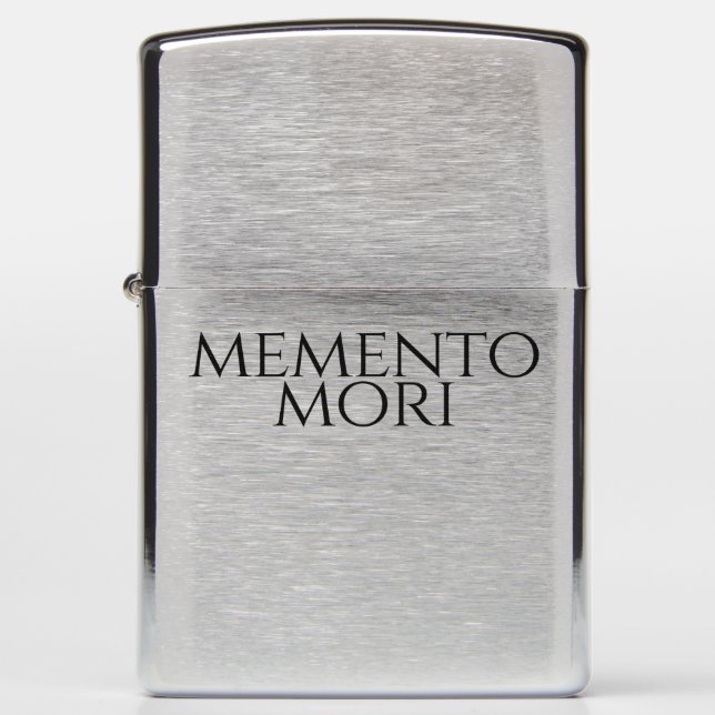 Memento Mori Zippo Lighter (Front)