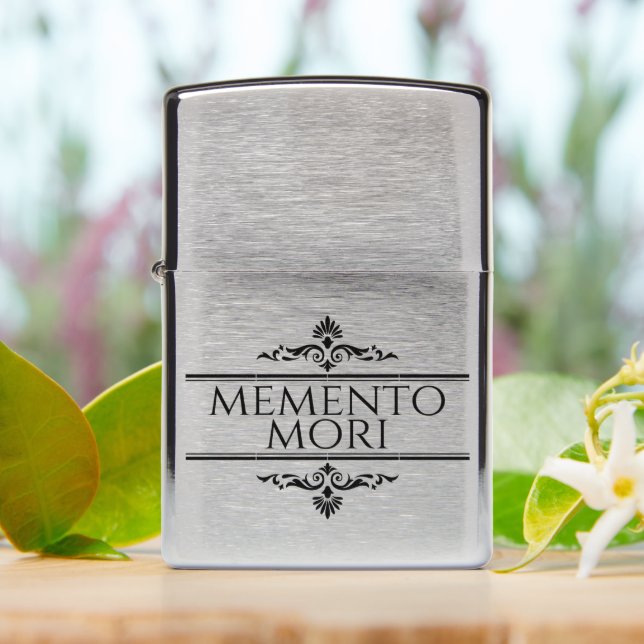Memento Mori Zippo Lighter | Zazzle
