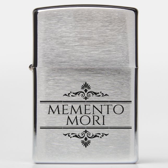 Memento Mori Zippo Lighter (Front)