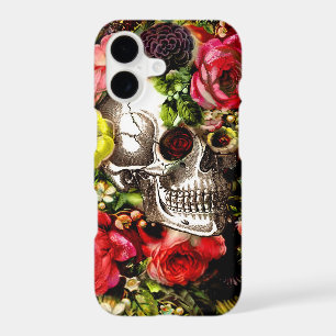 Memento Skull & Flowers Case