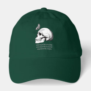 MEMENTO VIVERE • MEMENTO AMARE • MEMENTO MORI HAT