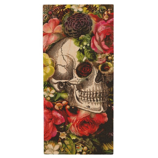 Memento Wood USB Flash Drive (Front Vertical)