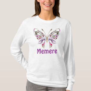 Memere Personalized Butterfly T-Shirt