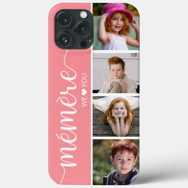 Mémère We Love You Photo Case-Mate iPhone Case (Back)