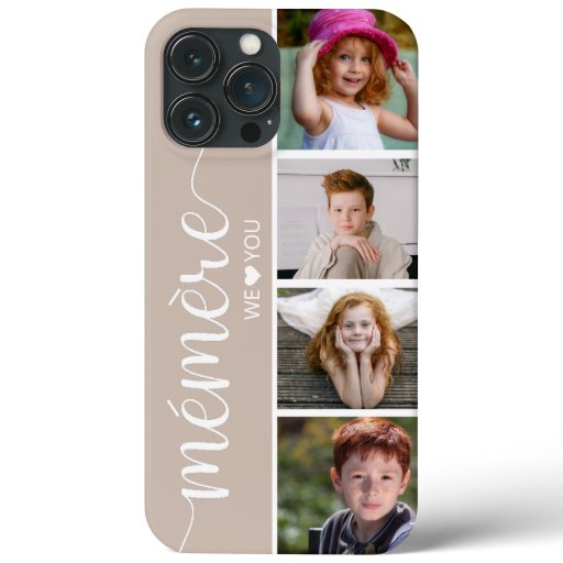 Mémère We Love You Photo iPhone 13 Pro Max Case
