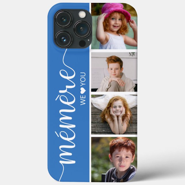 Mémère We Love You Photo Case-Mate iPhone Case (Back)