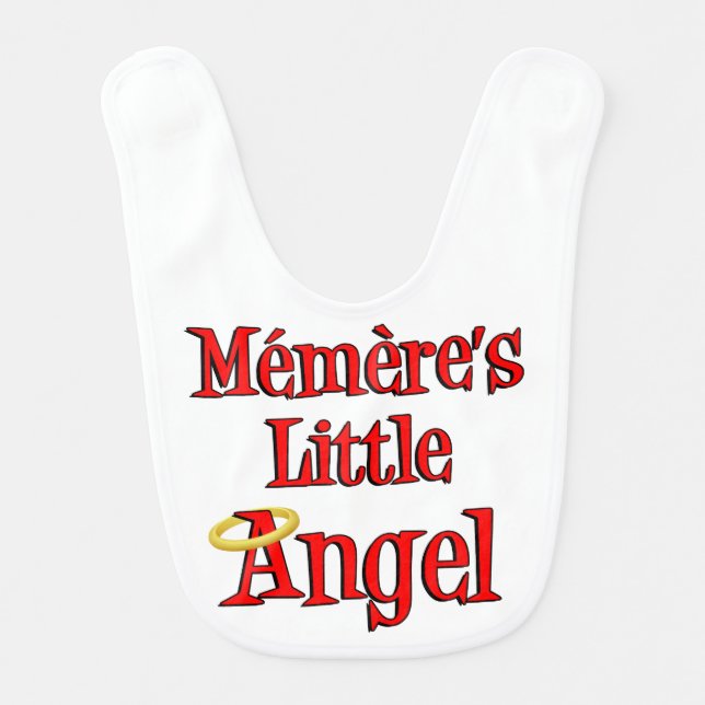 Memere's Little Angel baby bib (Front)