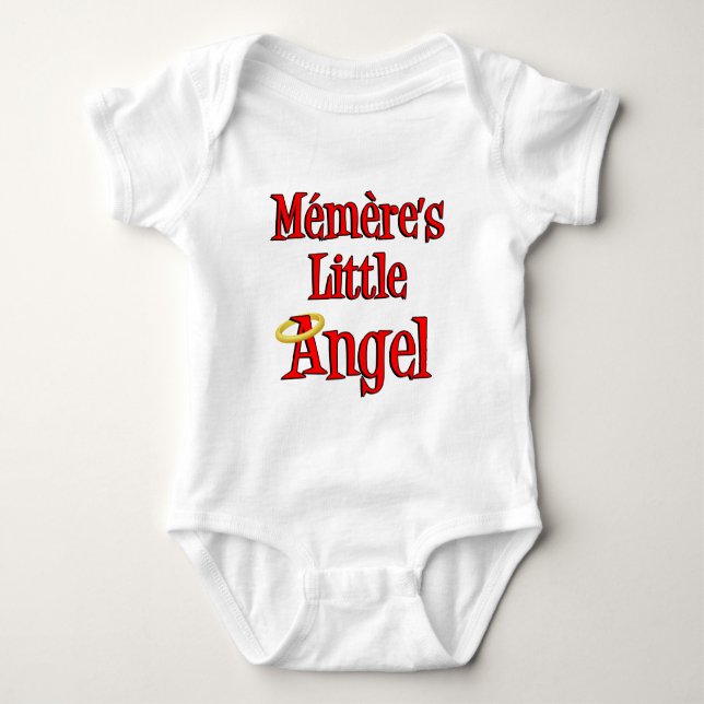 Memere's Little Angel Baby Bodysuit (Front)