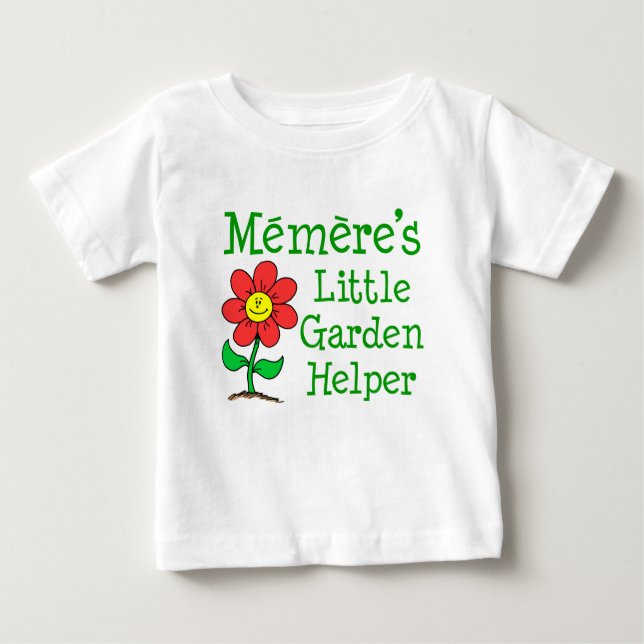 Memere's Little Garden Helper Baby T-Shirt (Front)