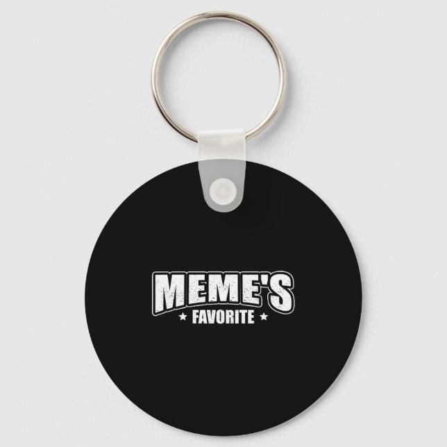 Meme's Favorite  Keychain (Front)