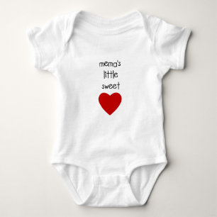 Meme's Little Sweet Heart Baby Bodysuit