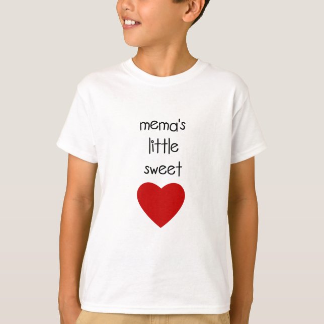 Meme's Little Sweet Heart T-Shirt (Front)