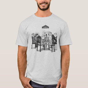 Memes Poker Table with Me Gusta Ok face etc T-Shirt