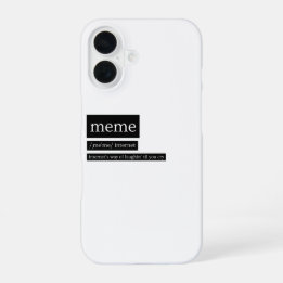 Memes – Pronunciation & Definition T-Shirt iPhone 16 Case