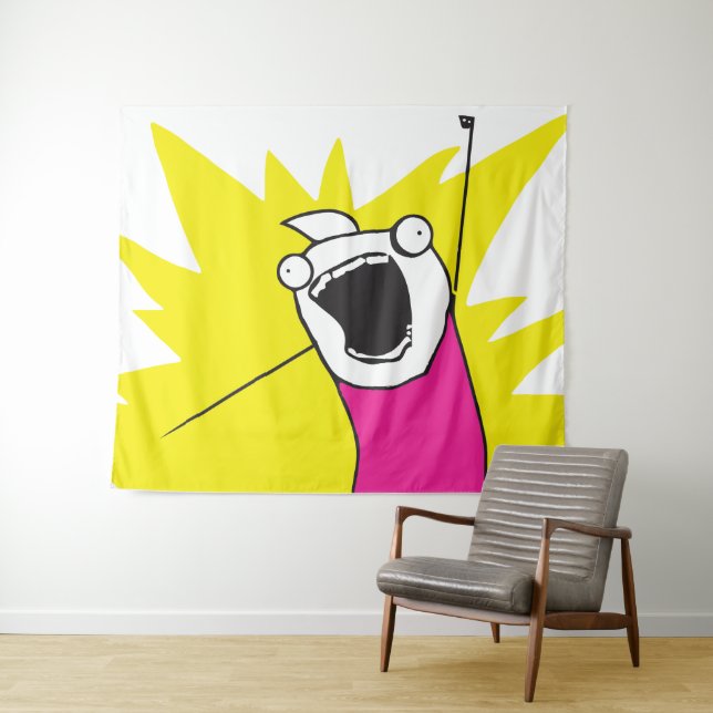 memes What do we want now Tapestry (In Situ (Horizontal))