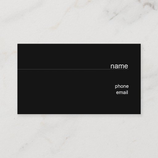 Customizable Memo Business Card