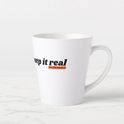 Memoirists keep it real LTM Underline Latte Mug