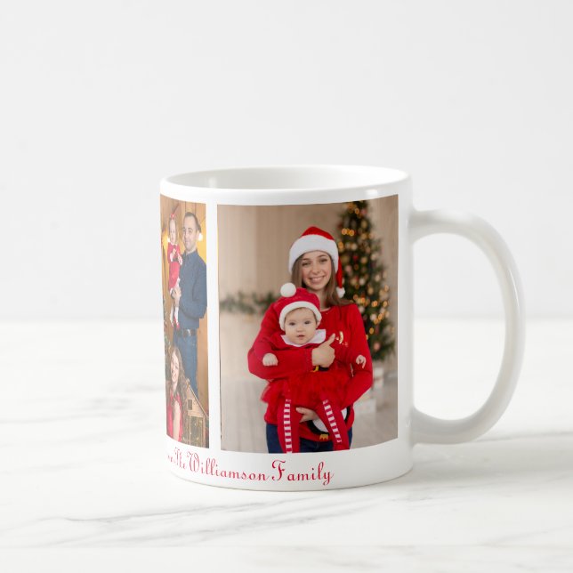 Memorable Family Christmas Photo Mug (Right)
