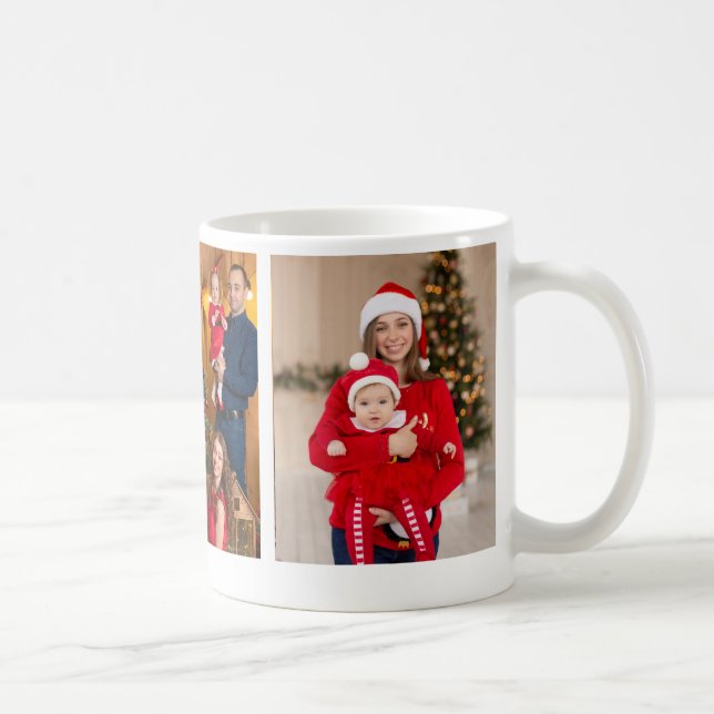 Memorable Family Christmas Photo Mug (Right)