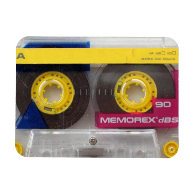 Memorex 80's Cassette Magnet (Horizontal)