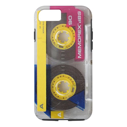 Memorex Audio Cassette Tape dbs 90 iPhone 87 Case