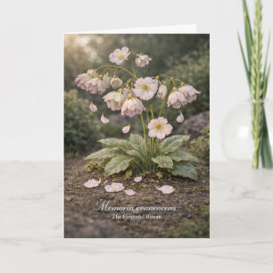 Memoria Evanescens – The Forgetful Bloom Botanical Card