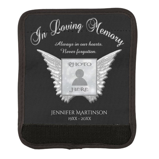 Memorial | Add Photo Luggage Handle Wrap (Front)