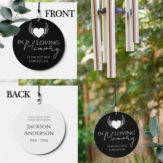 Memorial Angel Wings In Loving Memory Wind Chime (Creator Uploaded)