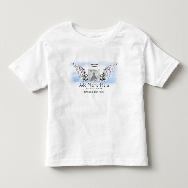Memorial | Angel Wings Toddler T-shirt (Front)