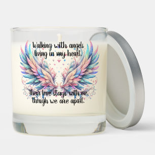 Memorial Angel Wings – "Walking With Angel Scented Candle