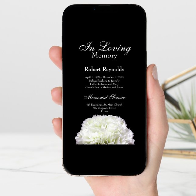 Memorial / Announcement (Front Digital)