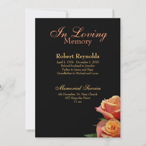 Memorial / Announcement