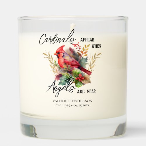  Memorial Bird Seed Cardinals Appear Scented Candle