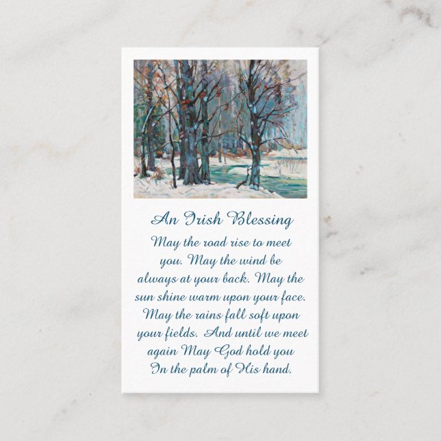 Memorial Blessing Prayer Card (Front)