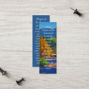 Memorial Book Mark Prayer Card