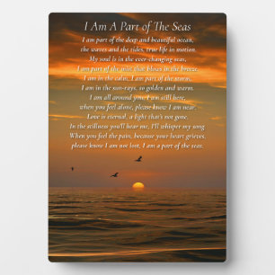 Memorial Burial at Sea or Ocean Lover Worker Plaque