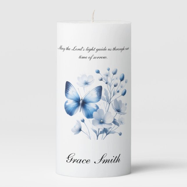 Memorial Candle Butterflies (Front)
