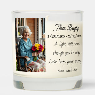 Memorial Candle Keepsake   Photo 