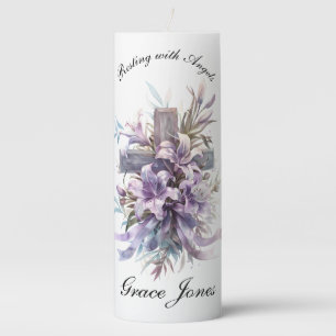 Memorial Candle Resting with Angels