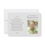 Memorial Card Memorial Card